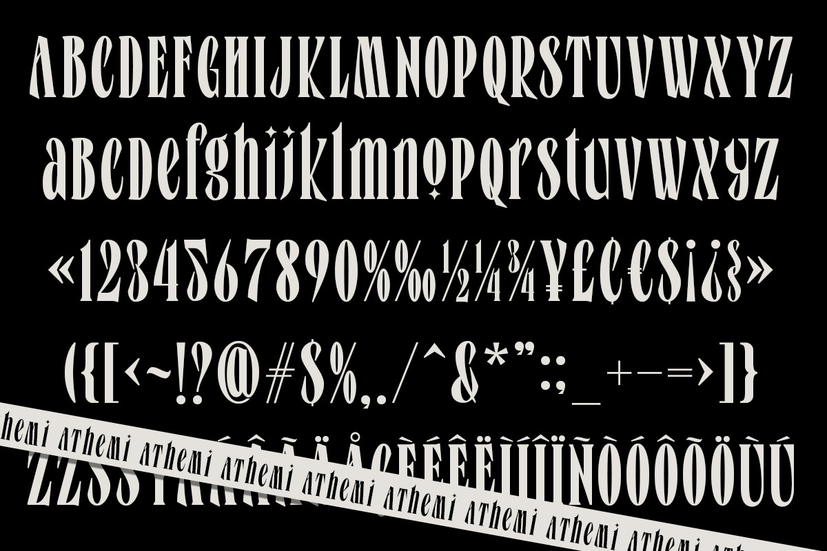 Athemi - Elegant Condensed Serif, a Serif Font by roomspace creative lab (Photo 10 of 10)