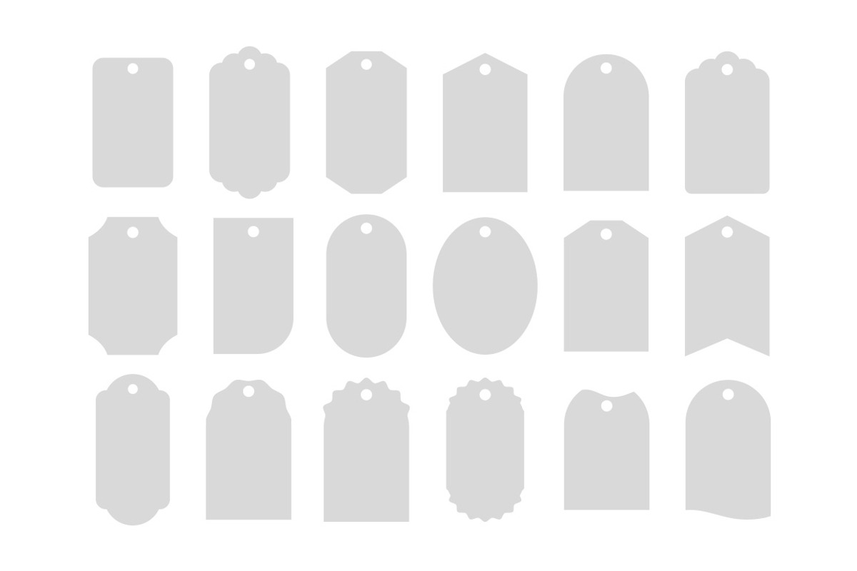 Tags svg paper cut template/ Decorat, an Object Graphic by Luba Vega (Photo 2 of 3)