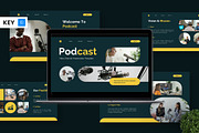 Podcast - Video Channel Keynote, a Presentation Template by Deepslide Studio (Thumbnail 1 of 6)