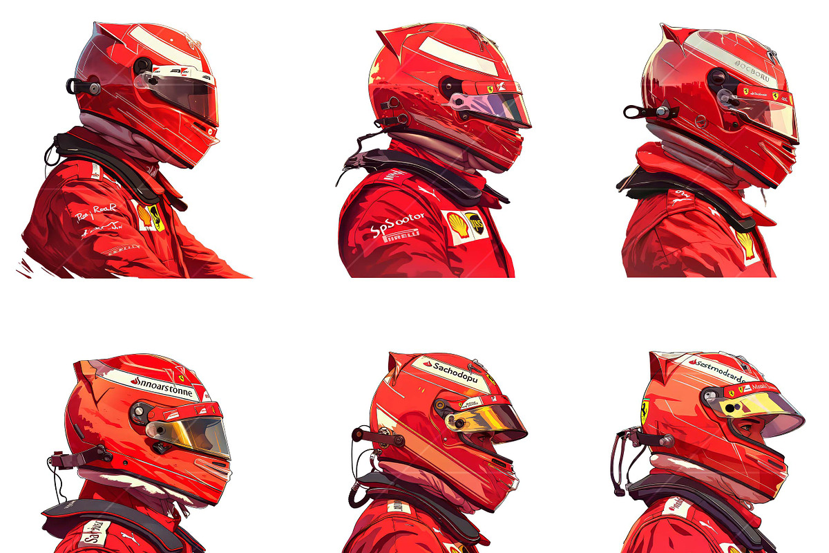 Watercolor Red Racing Sports Clipart, a Sport Illustration by Design Scotch (Photo 5 of 8)