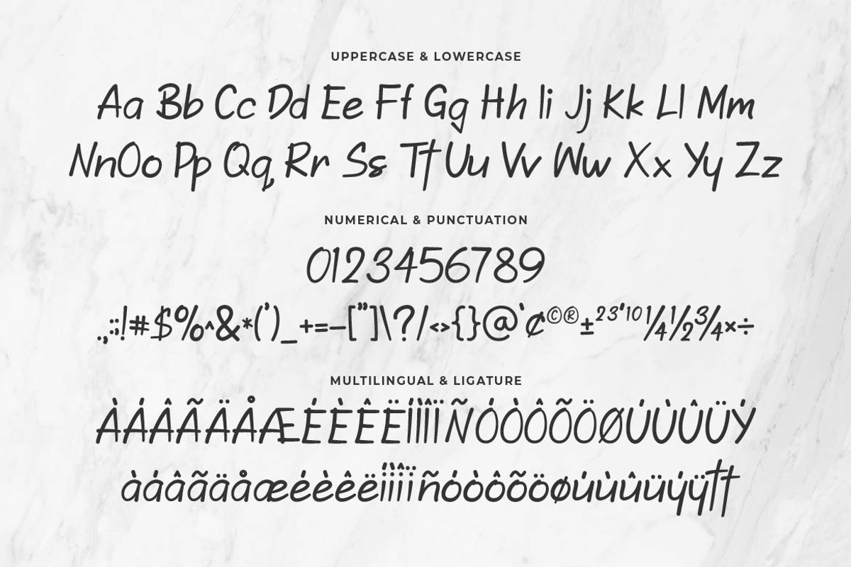 Lenttera Handwritten Font, a Handwritten Font by Artiveko (Photo 3 of 8)