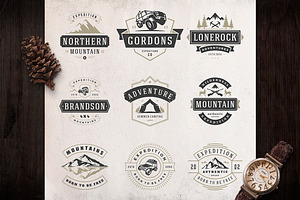 50 Outdoor Logos And Badges