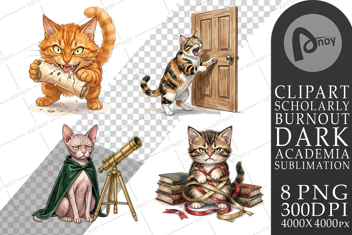 Dark Academia Sublimation, an Animal Illustration by Artnoy (Photo 9 of 18)