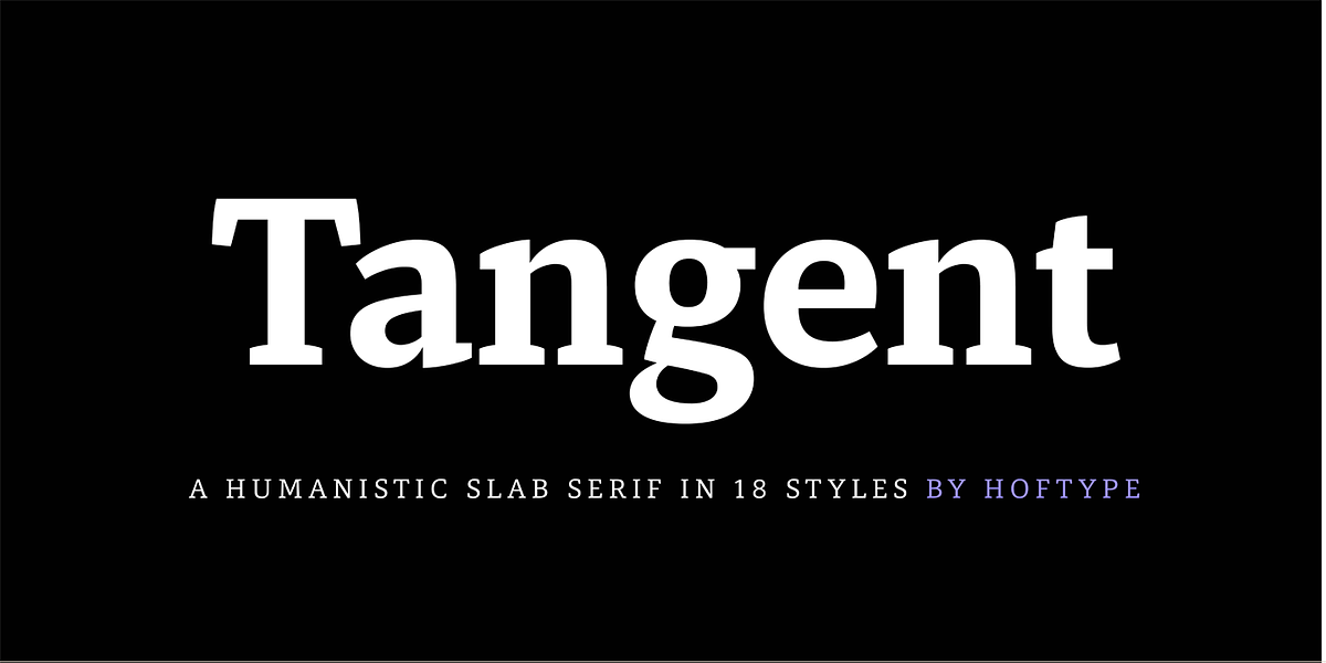 Tangent, a Slab Serif Font by Hoftype (Photo 1 of 14)