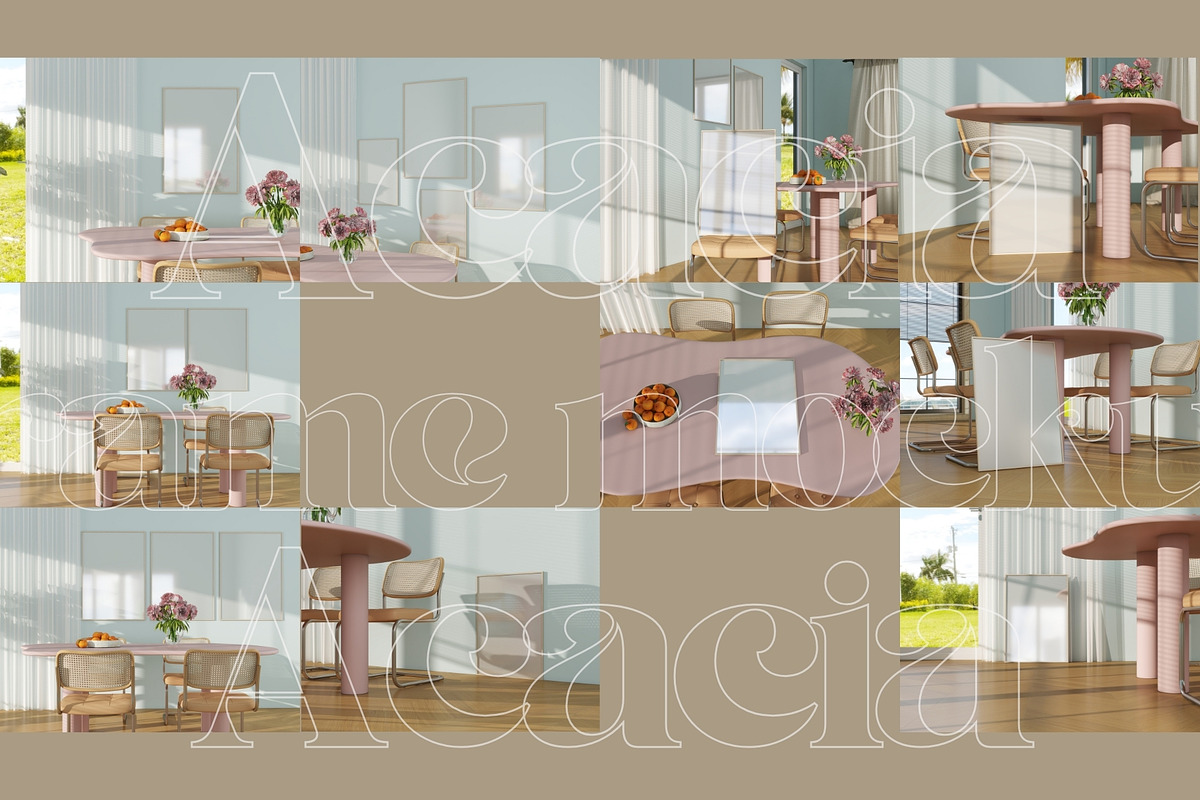 ACACIA | Dopamine Frame Mockup Set, a Household Mockup by SoleilHomeMockups (Photo 12 of 12)