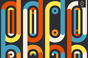 Geometric brevity seamless patterns, a Pattern Graphic by Yury Velikanov (Thumbnail 7 of 11)