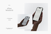 iPhone 14 Pro in Hand Mockups, an iPhone Mockup by Feel This (Thumbnail 6 of 8)