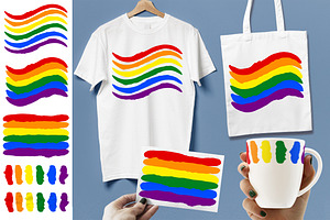 LGBT Pride Flags, Rainbow Flag