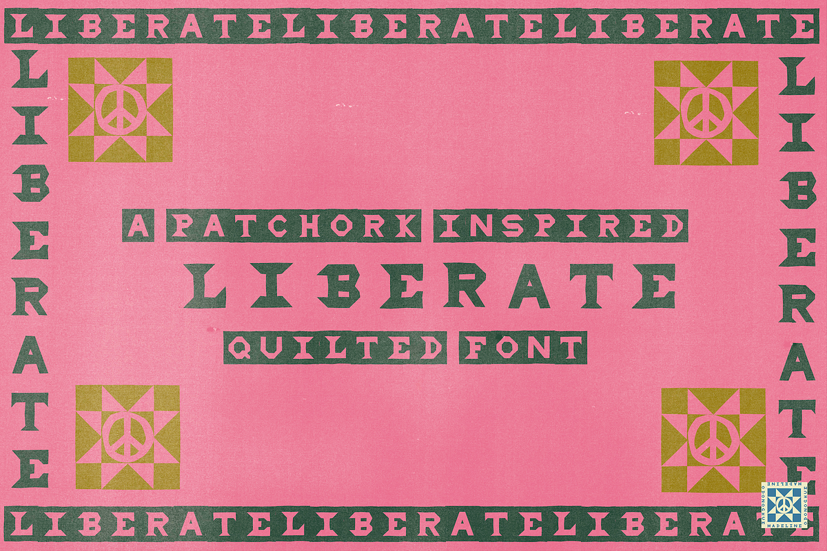 Liberate Hand Crafted Font, a Handwritten Font by Madeline ODonoghue Design (Photo 4 of 5)