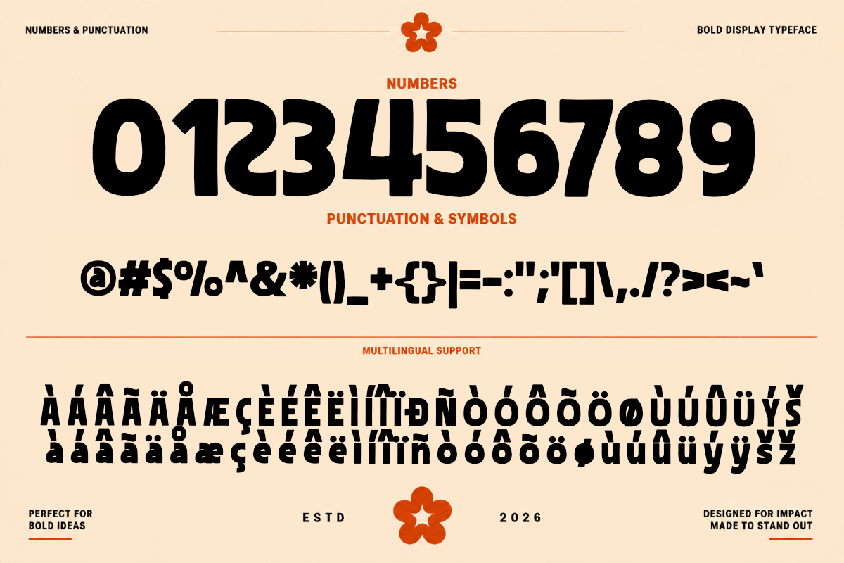 Bravoon — Bold Display Typeface, a Sans Serif Font by Muksal Creative (Photo 10 of 12)