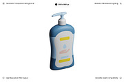 Blue Pump Bottle Dispenser 3D, an Object 3D Model by Wencory (Thumbnail 1 of 3)