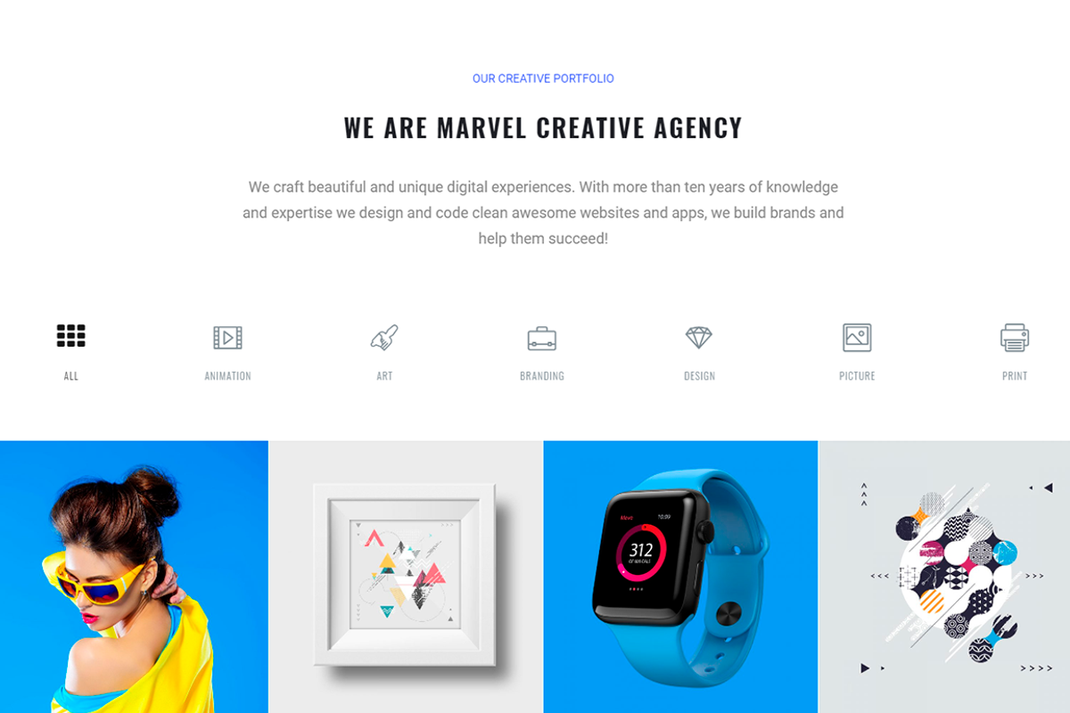 Marvel Vertical Menu WordPress Theme, a WordPress Template by Visualmodo