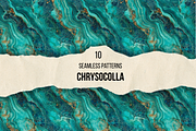 Chrysocolla Seamless Photo Patterns, a Pattern Graphic by DigitaI Craft Corner (Thumbnail 1 of 6)
