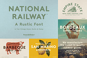 The Complete Rustic Fonts Collection, a Sans Serif Font by Komet & Flicker (Thumbnail 10 of 18)