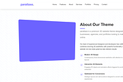 Modern Parallaxe Theme, a Templates & Theme by Modern Templates Studios (Thumbnail 3 of 8)