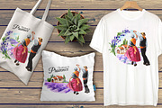 Welcome to Provence. Folk dance, a Decorative Illustration by Daria Ustiugova (Thumbnail 2 of 3)
