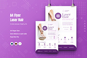 Laser Hair Removal Flyer, a Flyer Template by Fannan Studio (Thumbnail 1 of 2)