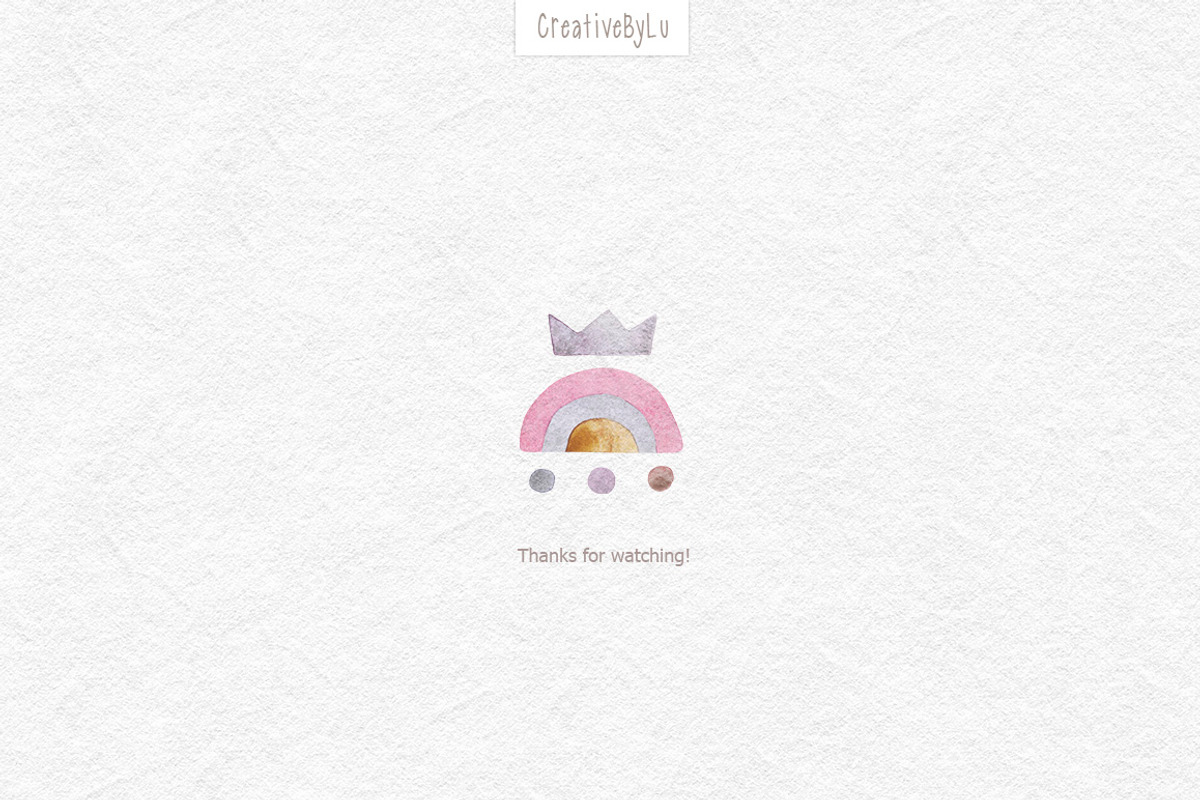 Rainbows and unicorns clipart, a Decorative Illustration by CreativeByLu (Photo 15 of 15)