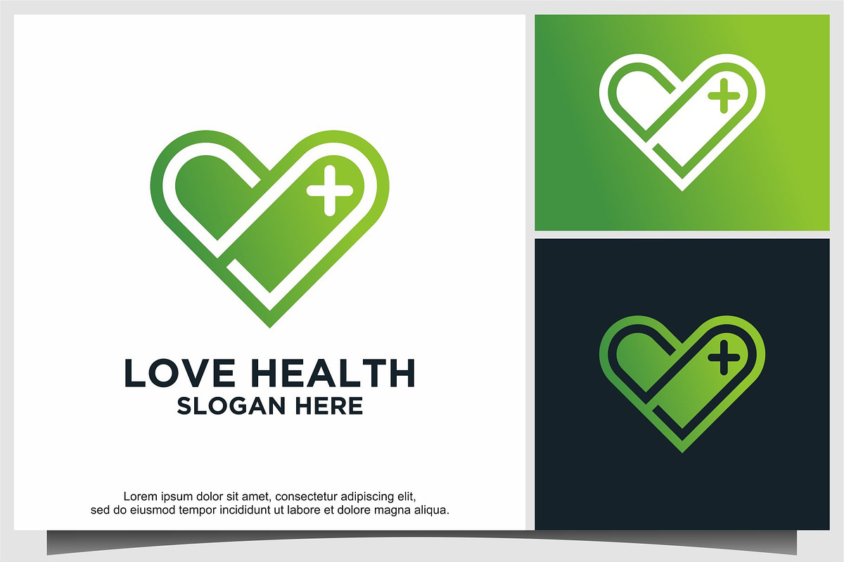 love heart health logo design, a Branding & Logo Template by ebinta99
