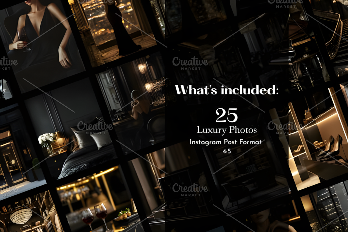 Dark Luxury Photos – Faceless Elegan, a Social Media Template by Ink Gallery (Photo 1 of 6)