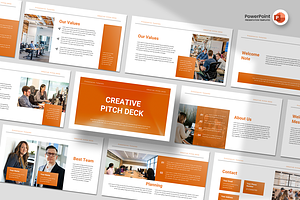 Creative Pitch Deck - PowerPoint