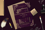 Leaves Wedding Invitation, an Invitation Template by Aarley Kaiven (Thumbnail 3 of 5)