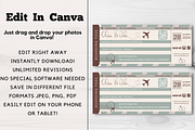 Editable Boarding Pass Template, a Card Template by YasdeyDesigns (Thumbnail 4 of 7)