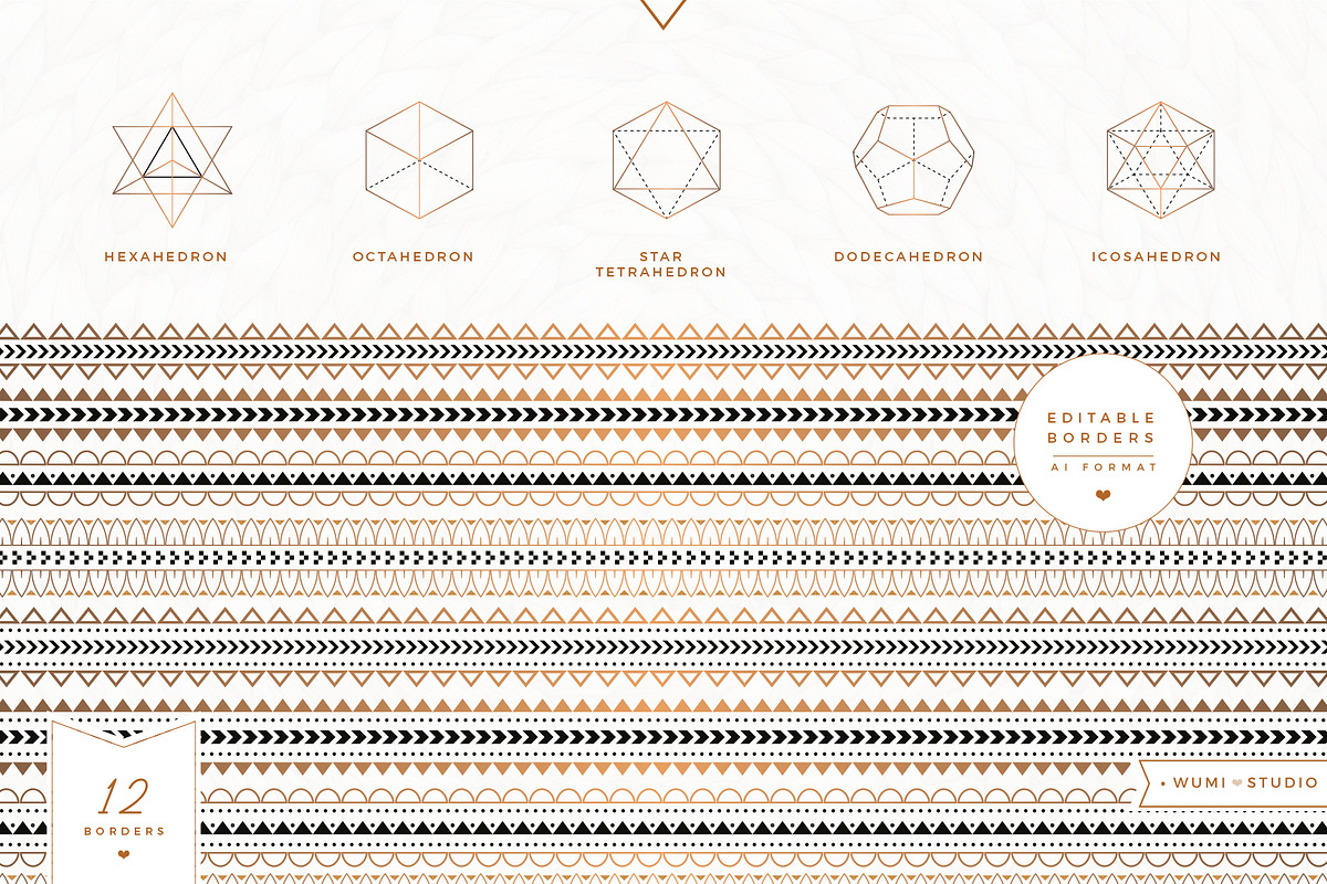 Sacred Geometry | Gold & Black, an Illustration by Wumi Studio (Photo 6 of 8)