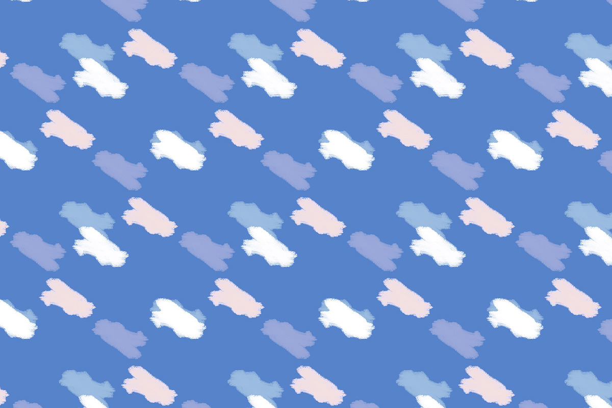 Blue Modern Print Seamless Repeat, a Pattern Graphic by Sharon Schwalbe (Photo 5 of 6)