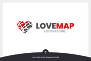Love Map Logo Template, a Branding & Logo Template by LOGOMAGINE (Thumbnail 11 of 16)
