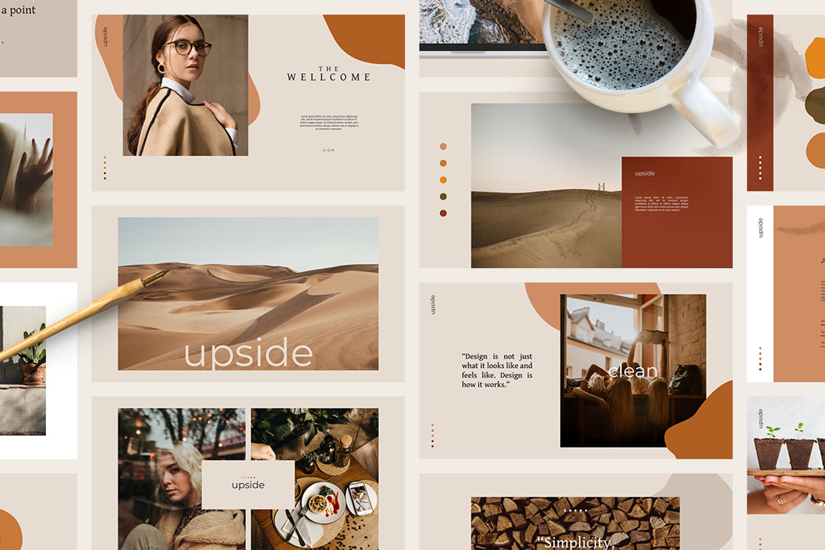 Upside Keynote Template, a Presentation Template by Angkalimabelas (Photo 1 of 8)