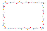 Christmas Tree Light Ornament Vector, an Illustration by LineByLine (Thumbnail 1 of 2)