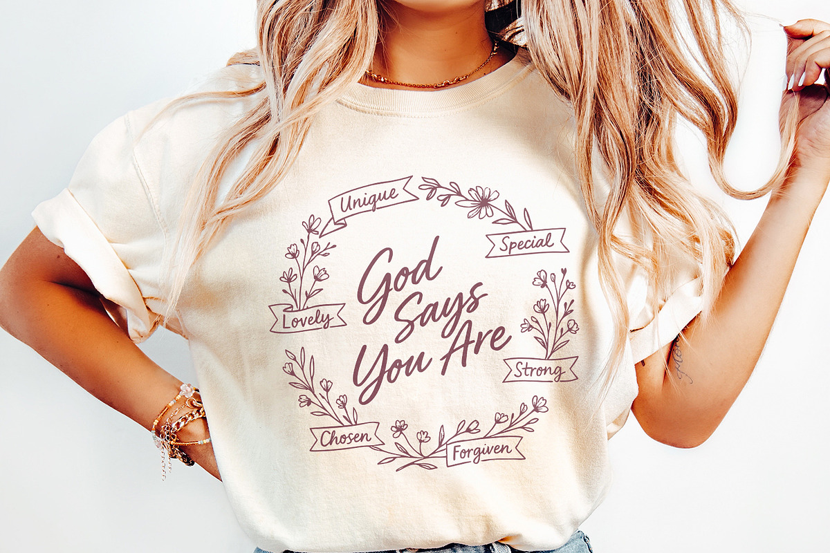 God Says You Are PNG, Unique, an Illustration by SharpMarketplace (Photo 2 of 9)