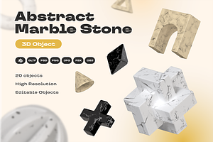 Abstract Marble 3D, an Object 3D Model by kerismaker