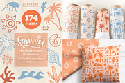 Boho Summer Graphics Bundle - vol 3., a Graphic by Katrinelly (Thumbnail 1 of 17)