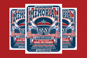 Memorial Day Flyer, a Flyer Template by Muhamad Iqbal hidayat