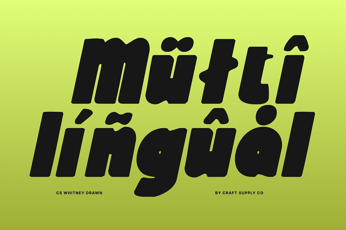 CS Whitney Drawn, a Sans Serif Font by Craft Supply Co. (Photo 5 of 8)