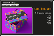 Spectrum lines patterns., a Pattern Graphic by Gudiny (Thumbnail 2 of 7)