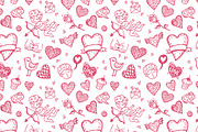 Love patterns set, a Pattern Graphic by Hala (Thumbnail 1 of 4)