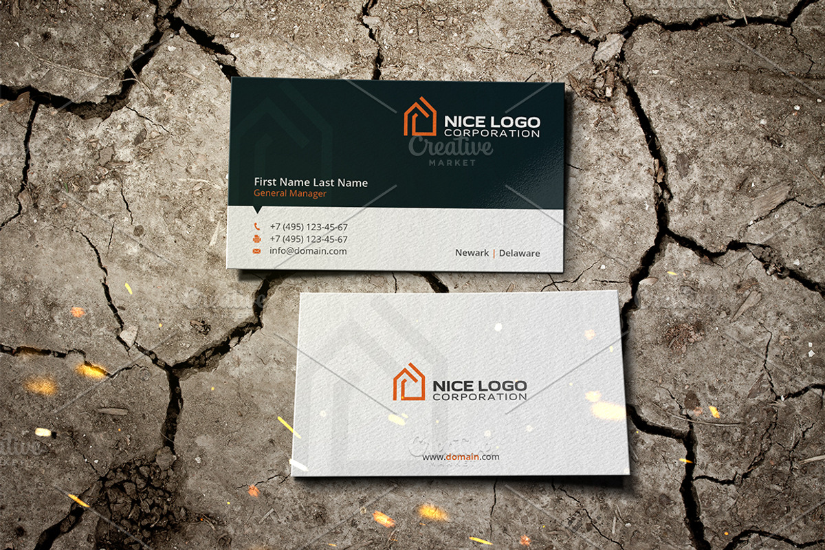 house business card, a Business Card Template by Indigo Graphic Shop (Photo 2 of 4)
