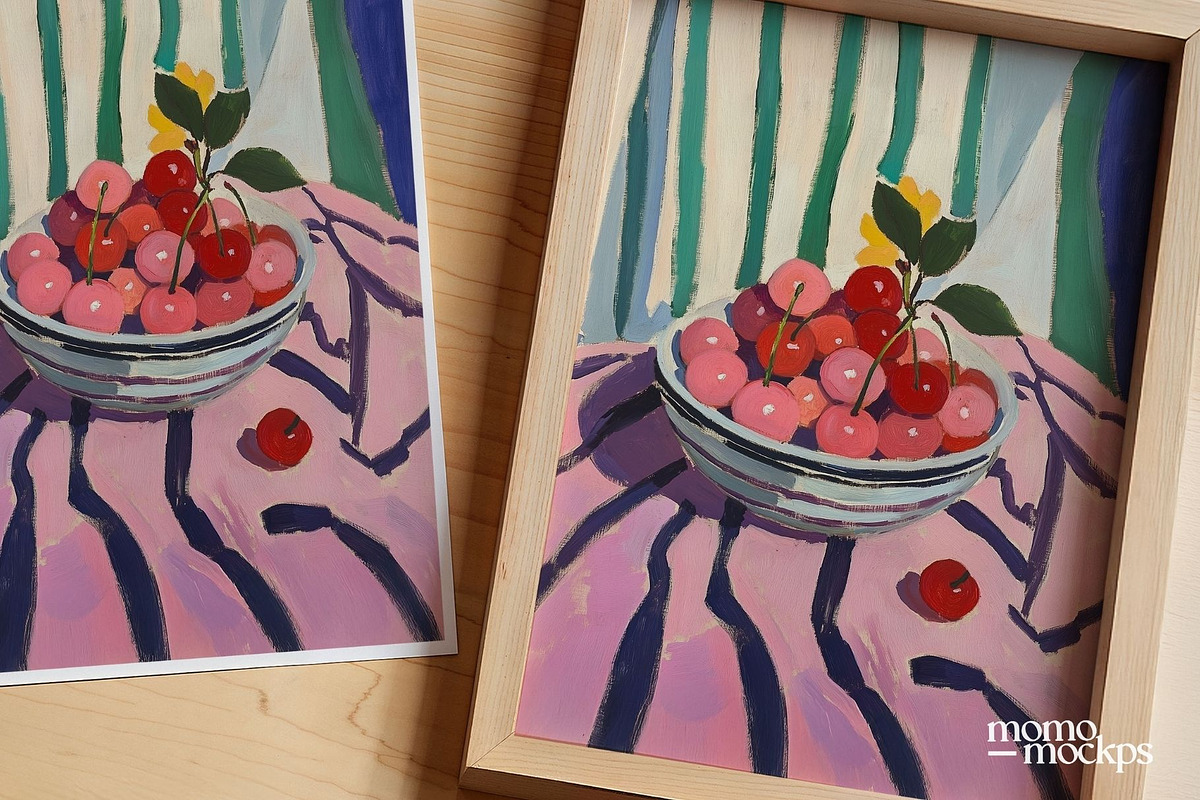Double Frame Close Up Mockup | DIN A, a Mockup by momomockps (Photo 7 of 9)
