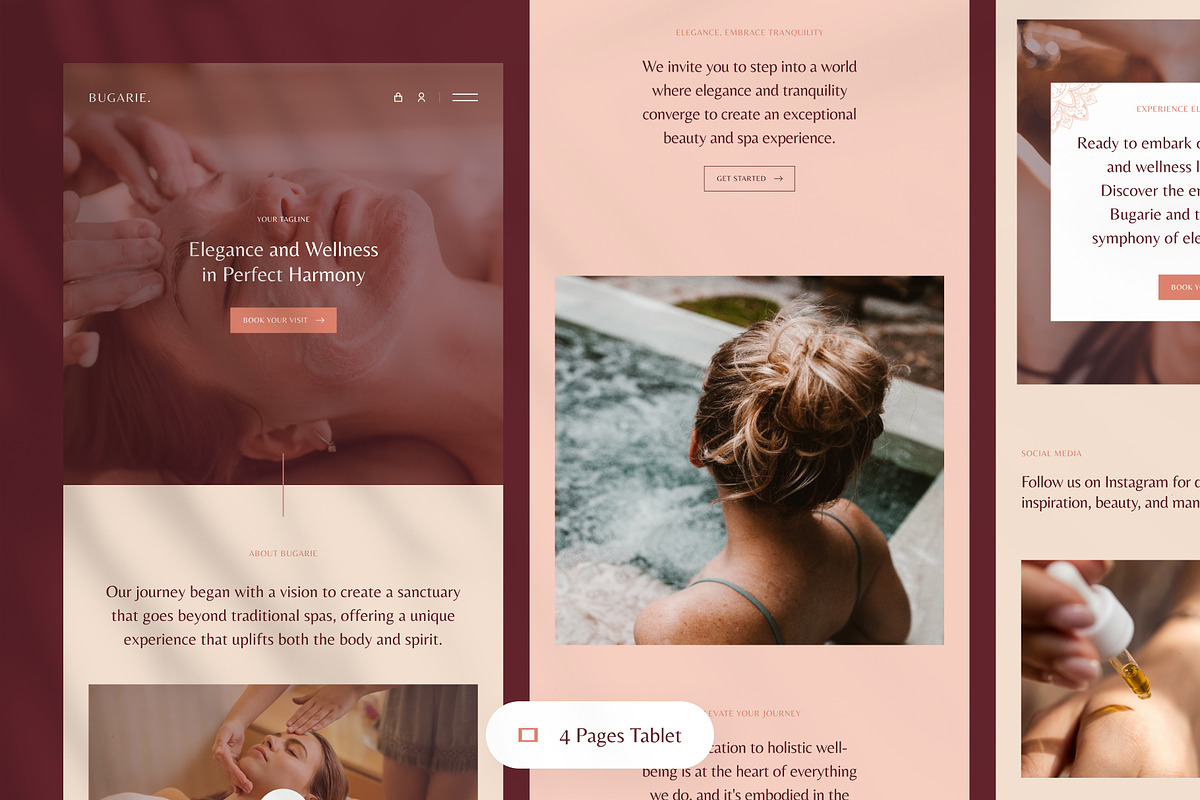 Bugarie - Spa & Beauty Landing Page, an UI Kit Template by andrisetiawannn (Photo 4 of 6)