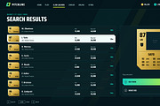 Football Game UI Kit, 100 Screens, an UI Kit Template by pawellpi (Thumbnail 54 of 117)