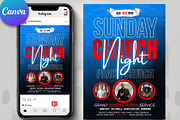 Divine Sunday Service Church Flyer, a Flyer Template by Psd Templates (Thumbnail 1 of 3)