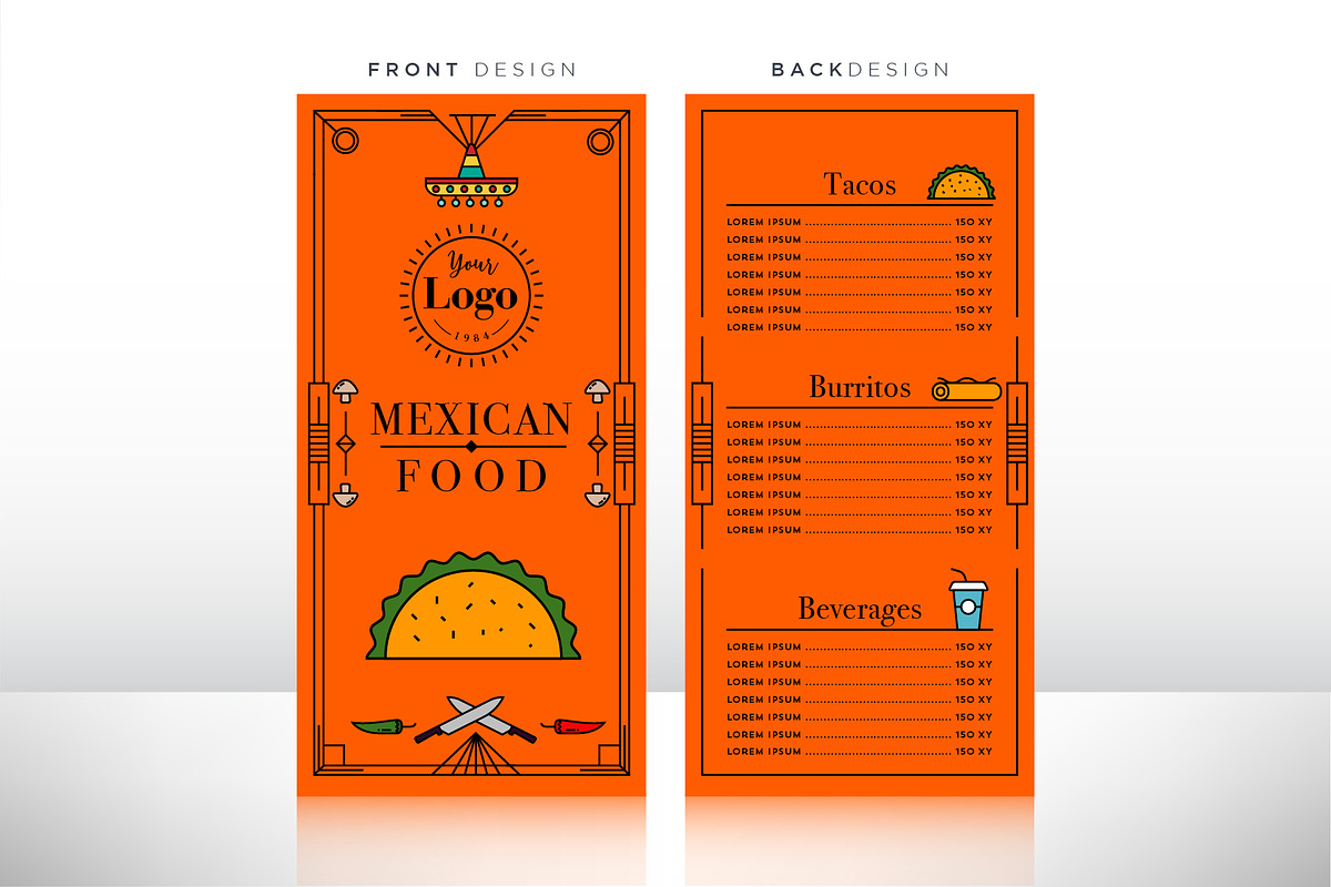 90 Linear Style Menu Designs, a Templates & Theme by Kursat Unsal (Photo 7 of 23)
