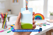 Birthday Favor tag Mockup, an Advertising Mockup by Rami's Mockups (Thumbnail 2 of 2)
