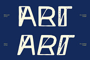 CS Locked Stamp, a Sans Serif Font by Craft Supply Co. (Thumbnail 2 of 8)