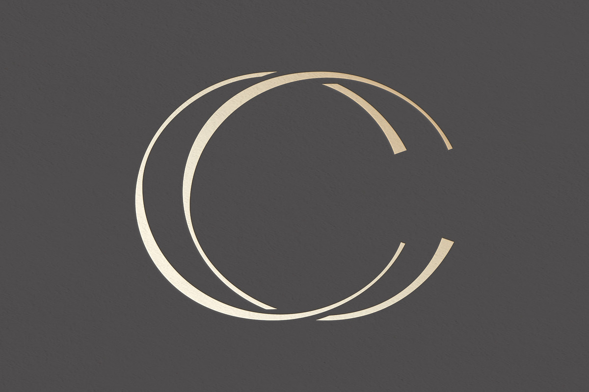 CC monogram logo, a Branding & Logo Template by LINKED LETTERS STUDIO