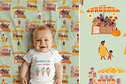 Autumn farm market patterns, a Pattern Graphic by Carpet Tapete Pretzel (Thumbnail 13 of 14)
