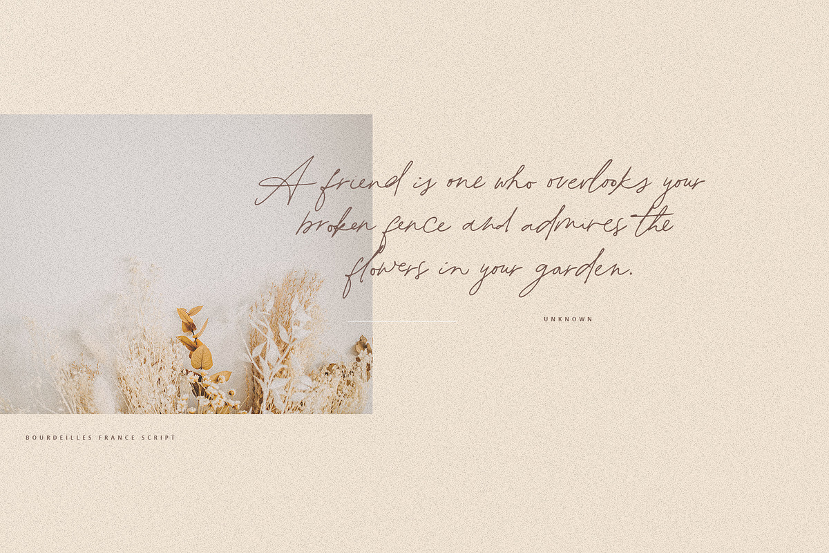 Bourdeilles France Script Font, a Script Font by Creativeqube Design (Photo 9 of 16)